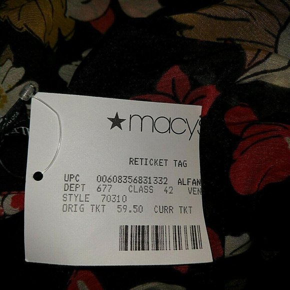 Alfani Top Size Petite Medium Sleeveless Asymmetrical V Neck Black Wispy… - Picture 7 of 9